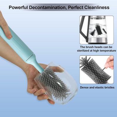 Bottle Brush, Teacup Brush Cleanning and Charging Brush